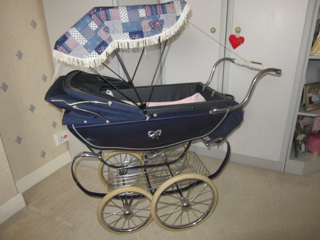 silver cross dolls pram vintage